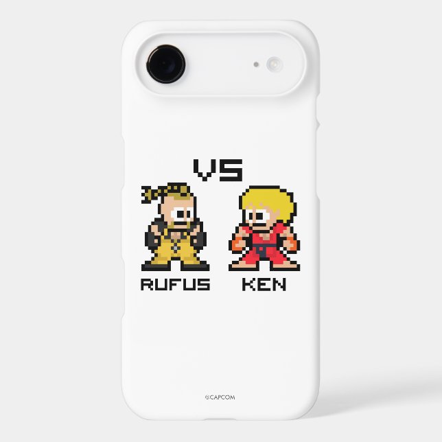 Coques Case-Mate iPhone 8bit Rufus CONTRE Ken (Verso)