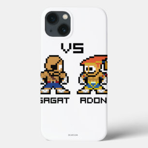 Coques Pour iPhone 8bit Sagat CONTRE Adon