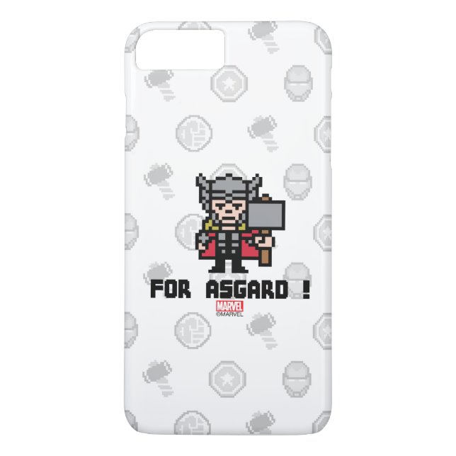 Coques Case-Mate iPhone 8Bit Thor - Pour Asgard ! (Dos)