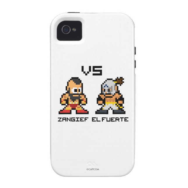 Coques Case-Mate iPhone 8bit Zangief CONTRE l'EL Fuerte (Dos)