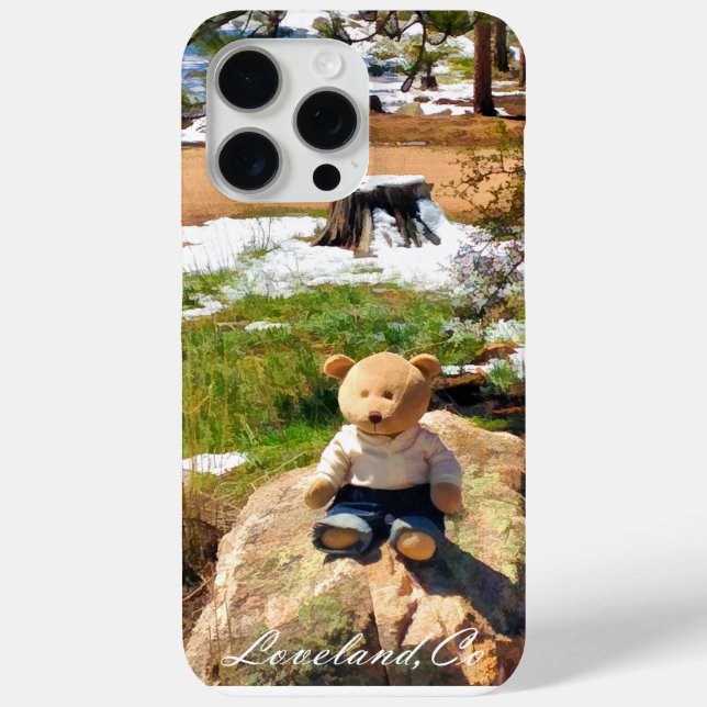 Coques Case-Mate iPhone "A Bear in the Mountains" par MaryZimmermanDesigns (Verso)