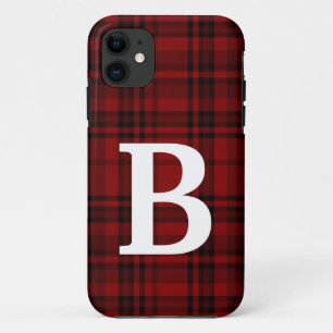 Case-Mate iPhone CASE À CARREAUX À LOSANGES NOIR ROUGE PERSONNALISER TYP