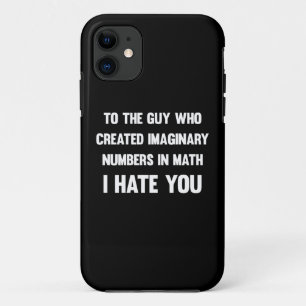 Case-Mate iPhone Case A celui qui a créé des nombres imaginaires...  Drô