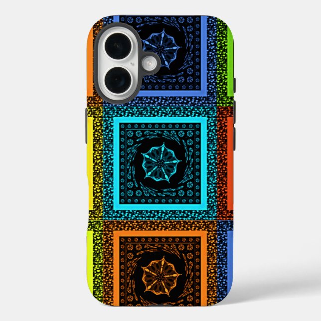 Coques Case-Mate iPhone À damiers d'Afrique Imprimer (Verso)