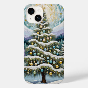 Coque Pour iPhone 14 À feuillage persistant doré