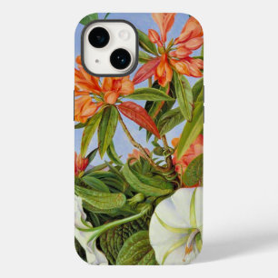 Coque Pour iPhone 14 A Javan Rhododendrum et Ipomoea