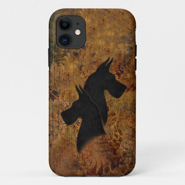Coques Case-Mate iPhone À peine là IPhone 5 avec de grands Danois (Dos)