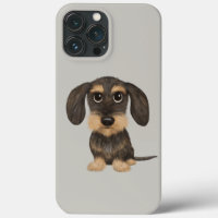 À poils durs Dachshund | Teckel de chien de carica