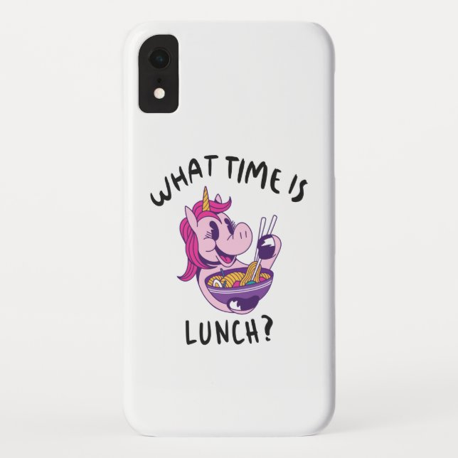 Coques Case-Mate iPhone À quelle heure est le déjeuner (Dos)