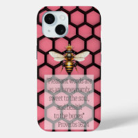 Abeille Reine Rose Noir Religieuse Branchée