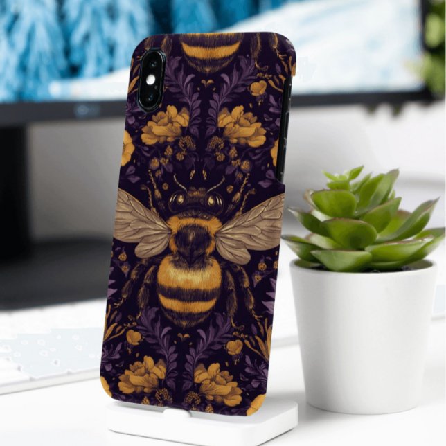 Coques Case-Mate iPhone Abeilles et fleurs (Créateur téléchargé)