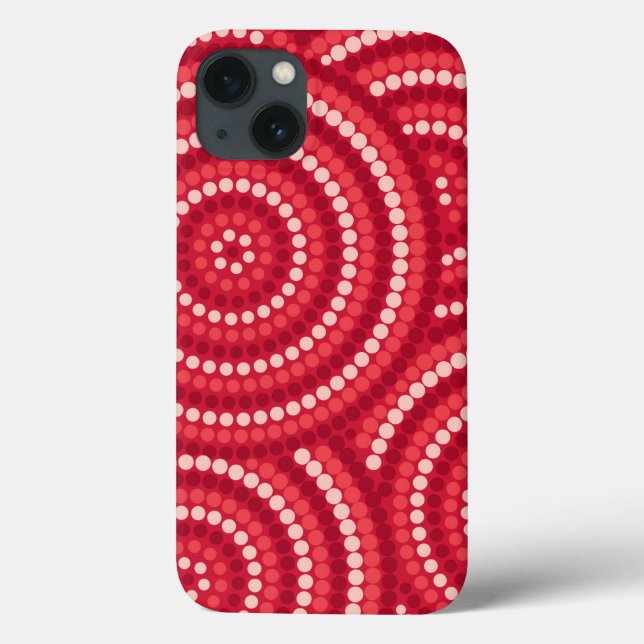 Coques Case-Mate iPhone Aboriginal Dot Painting (Verso)