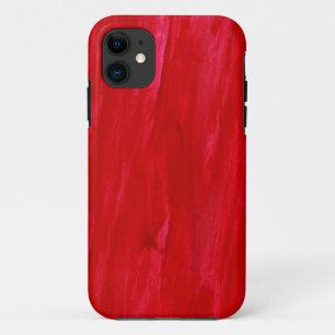 Coques Pour iPhone Abrégé sur et aquarelle sans couture rouges