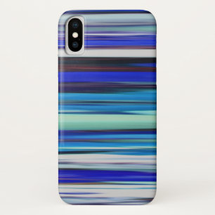 Coque iPhone X Abstract #2: Blue blur
