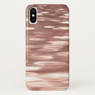 Coque iPhone X Abstract #3: Copper Rose Gold