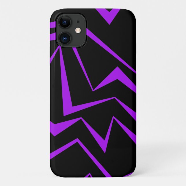 Coques Case-Mate iPhone Abstract, bold, vibrant geometric zigzag pattern (Dos)