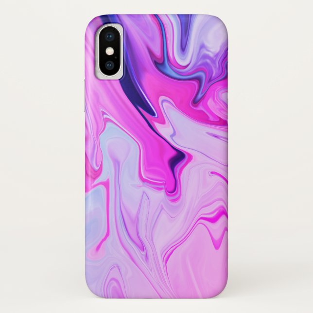 Coques Case-Mate iPhone Abstract elegant fluide marble liquide (Dos)