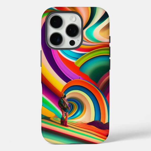 Coques Case-Mate iPhone Abstract Festival-Inspired – Bonnaroo Modern Art (Verso)