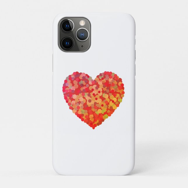 Coques Case-Mate iPhone Abstract Heart Confetti Art (Dos)