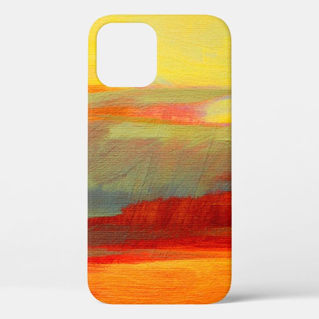 Coques Case-Mate iPhone abstract landscape oil painting on canvaspaint,oil (Verso)