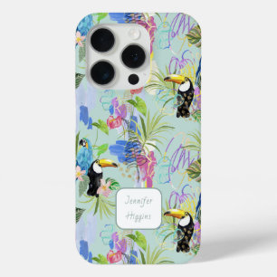 Coque iPhone 15 Pro Abstractions tropicales