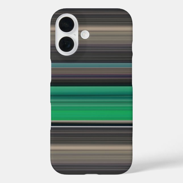 Coques Case-Mate iPhone Abstrait #1 : Vert et gris (Verso)