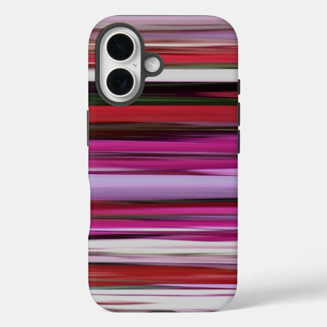 Coques Case-Mate iPhone Abstrait #2 : Flou rouge (Verso)