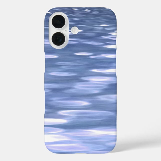 Coques Case-Mate iPhone Abstrait #3 : Reflet bleu poudré (Verso)