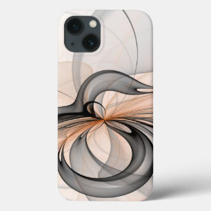 Etui iPhone Case-Mate Abstrait Anthracite Grey Sienna Art moderne fracta