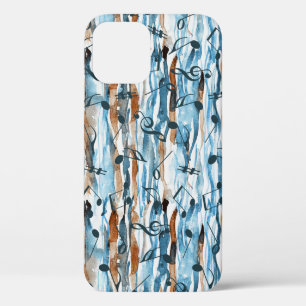 Case-Mate iPhone Case Abstrait aquarelle musique note motif.