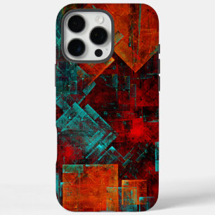 Coques iPhone 16 Pro Max Abstrait Cool coloré moderne Motif artistique