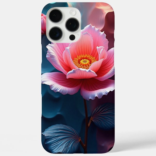 Coques Case-Mate iPhone Abstrait de fleurs (Verso)