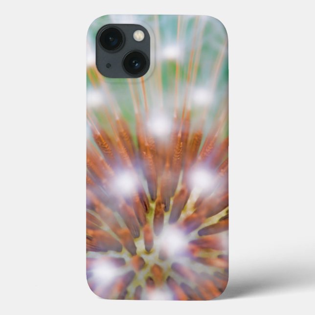 Coques Case-Mate iPhone Abstrait de la tête de semence de dandelion (Verso)