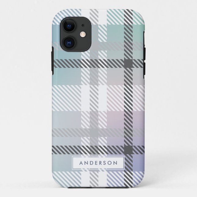 Coques Case-Mate iPhone Abstrait dégradé arc-en-ciel moderne (Dos)