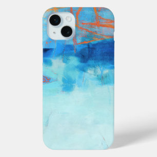 Coque iPhone 15 Mini Abstrait Elegant mixte motif de peinture coloré