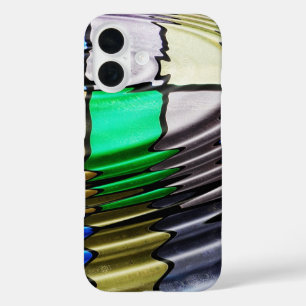Coque Pour iPhone 16 Abstrait en verre dépoli