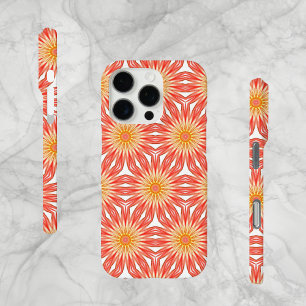 Coques iPhone 16 Pro Abstrait, Fleur moderne, Coque-Mate