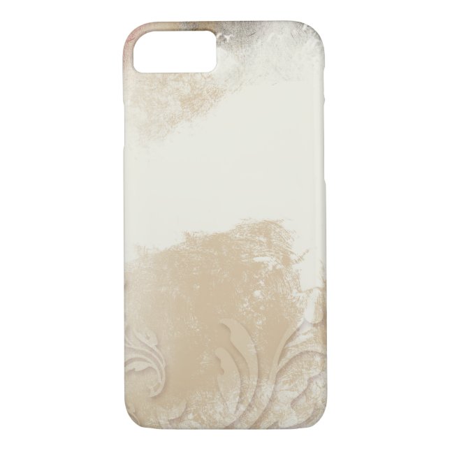Coques Case-Mate iPhone Abstrait Gold Red Grey Swirl (Dos)