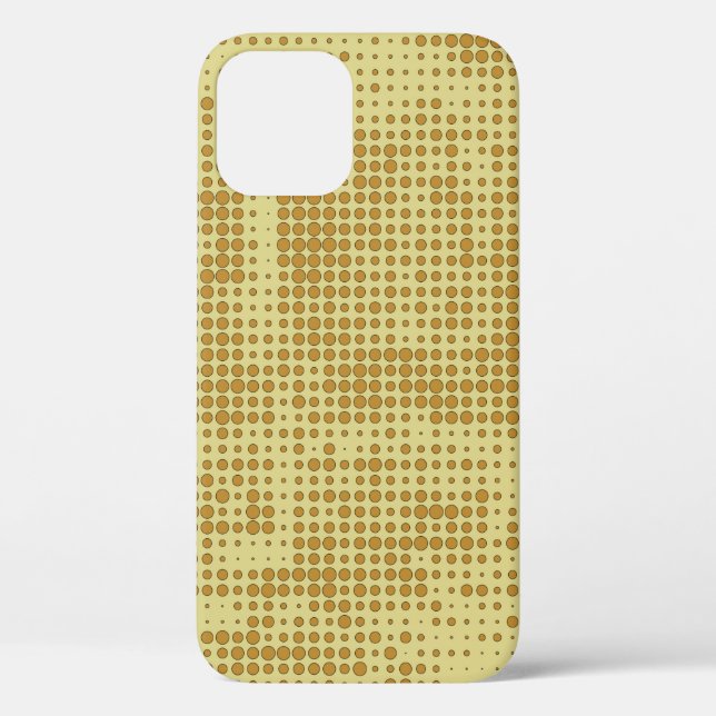 Coques Case-Mate iPhone Abstrait halfton chaotique. Texture des points. Fu (Verso)