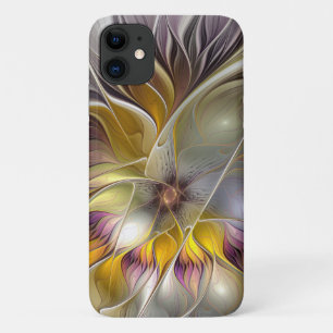 Case-Mate iPhone Case Abstrait Imaginaire coloré Fleur moderne Fractal