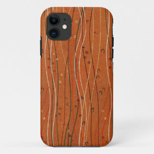 Case-Mate iPhone Case Abstrait japonais Wavy Red Stripes