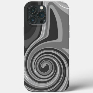 Case-Mate iPhone Case Abstrait Monotone Cool Inspirivity Gris