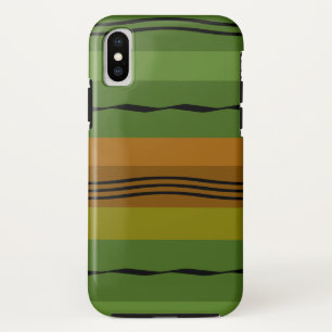 Case-Mate iPhone Case Abstrait motif vert ondulé moderne