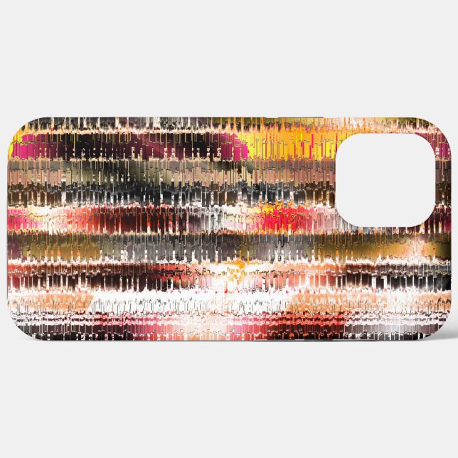 Coques Case-Mate iPhone Abstrait rayé de papier découpé (Verso (horizontal))