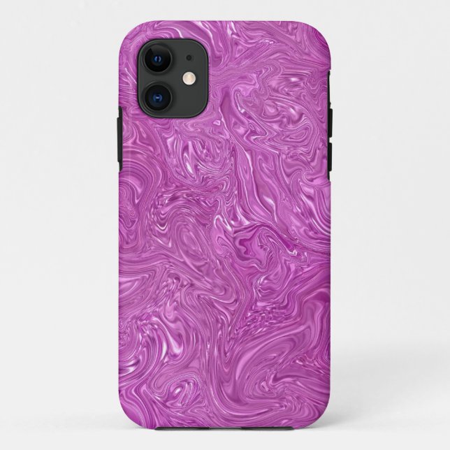 Coques Case-Mate iPhone Abstrait rose humide (Dos)