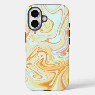 Coque Pour iPhone 16 Abstrait tourbillon iPhone16 coque- design en marb