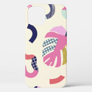 Case-Mate iPhone Case Abstrait tropicale formes sans faille motif, fond