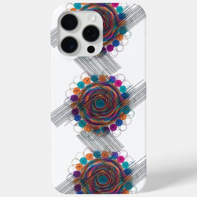 Coques Case-Mate iPhone Abstrait Vortex Energy - Apple iPhone (Verso)