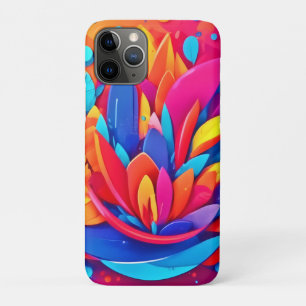 Case-Mate iPhone Case Abstraite flambée florale