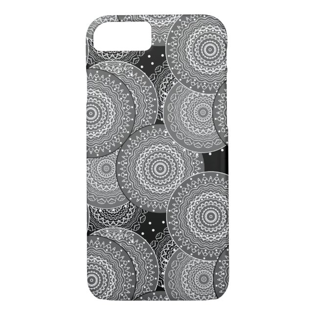 Coques Case-Mate iPhone Abstraits cercles géométriques modernes formes ron (Dos)